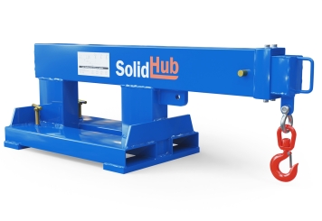 Bras de grue KA2500 pour chariot élévateur, charge max. 2.500 kg, SolidHub 