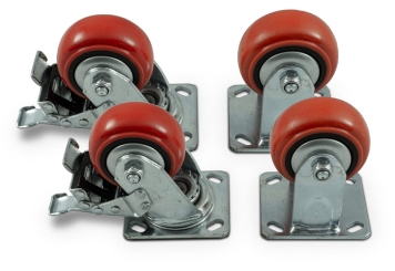 Kit de roulettes avec et sans frein pour MK287, SolidHub