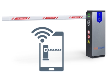 Barrière électrique automatique, barrière de parking ES3500-A avec commande par application, TecMaschin 