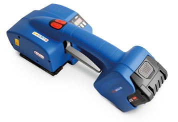 Appareil de cerclage entièrement automatique « Expert » HU-E1316 avec batterie de rechange, largeur de bande 13  - 16 mm, TecMaschin 