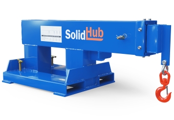 Bras de grue KA4750 pour chariot élévateur, charge max. 4.750 kg, SolidHub 