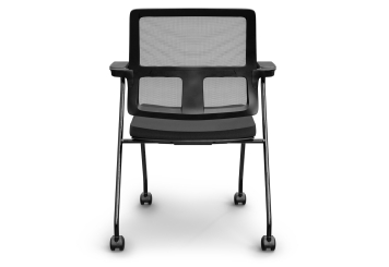 4 x conference chair EMMA with castors – space-saving, foldable, TOPREGAL 