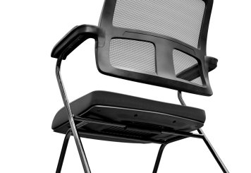 4 x conference chair EMMA with castors – space-saving, foldable, TOPREGAL 
